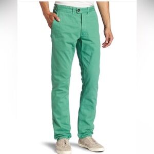 Ted Baker Wichin Casual Chino Pants in Green Size 34